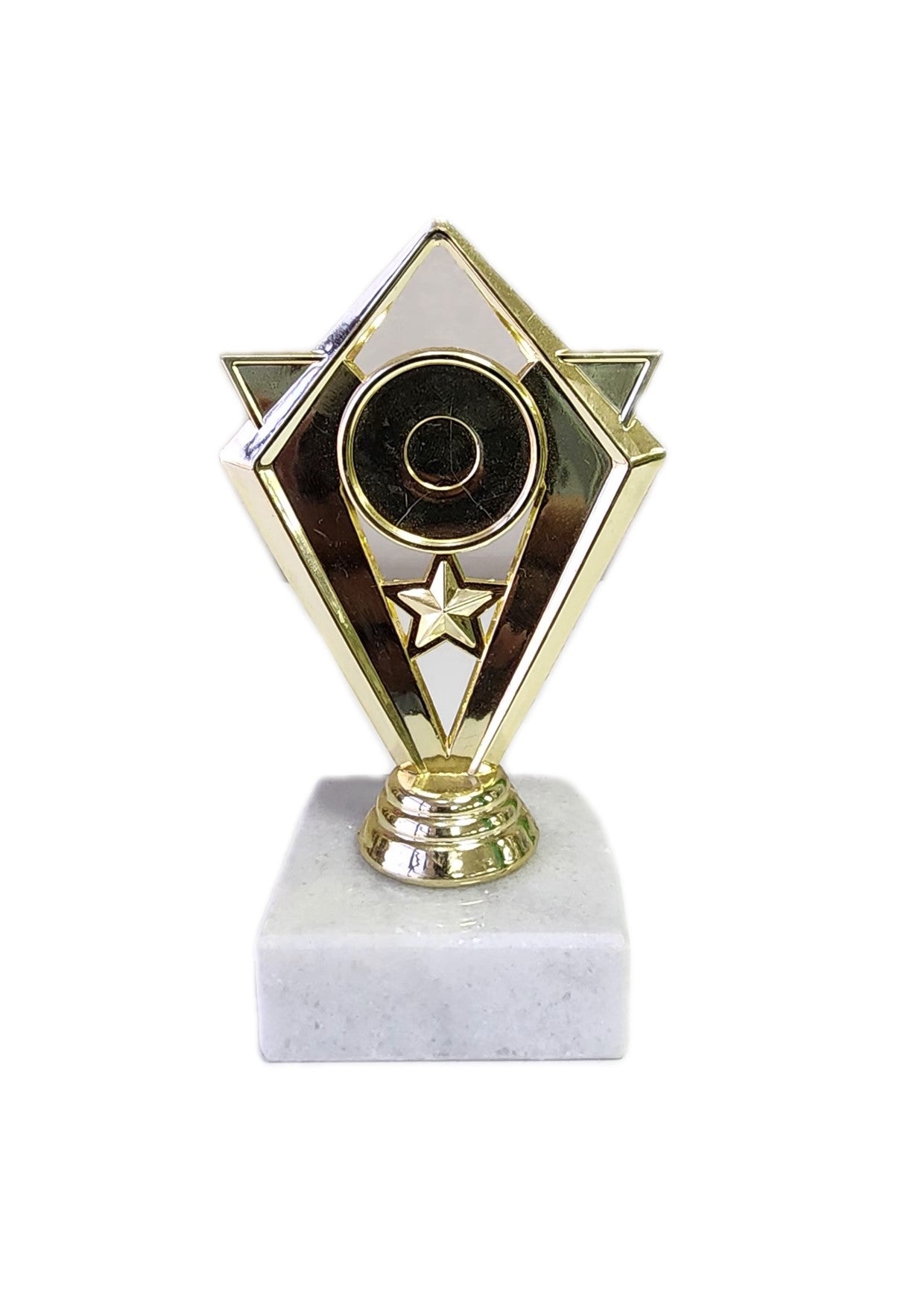 Pack of 10 Gold Trophies with Marble Base (H418)