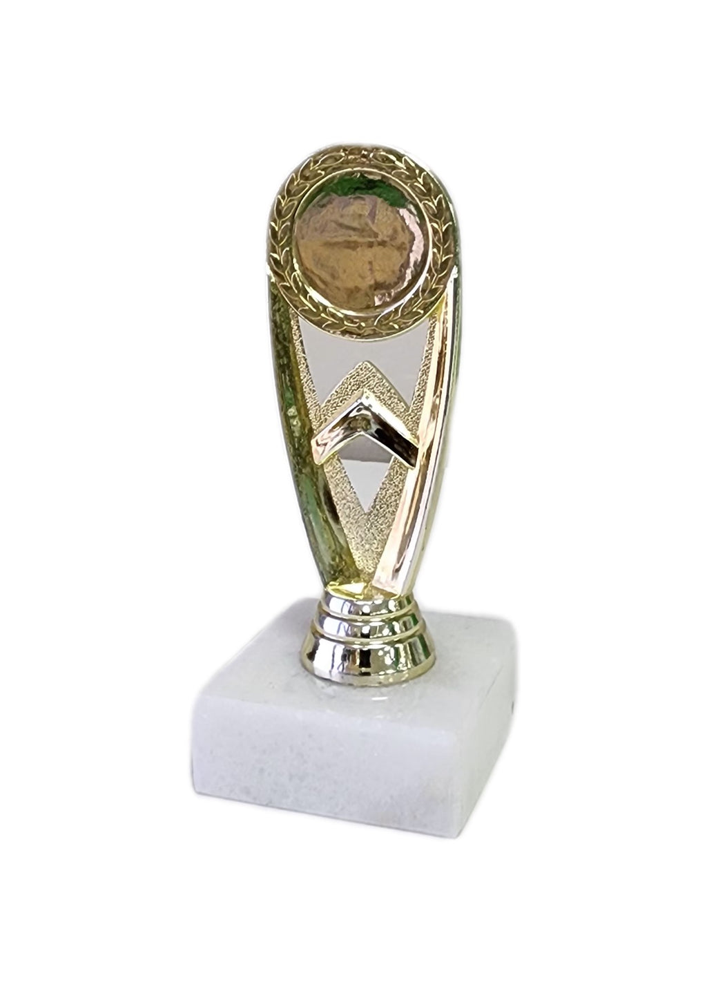 Pack of 10 Gold Trophies with Marble Base (H421) - 120mm
