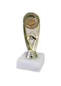 Pack of 10 Gold Trophies with Marble Base (H421) - 120mm
