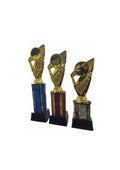 Set of 3 Gold Trophies (RECT/S53) - 355mm, 320mm, 285mm