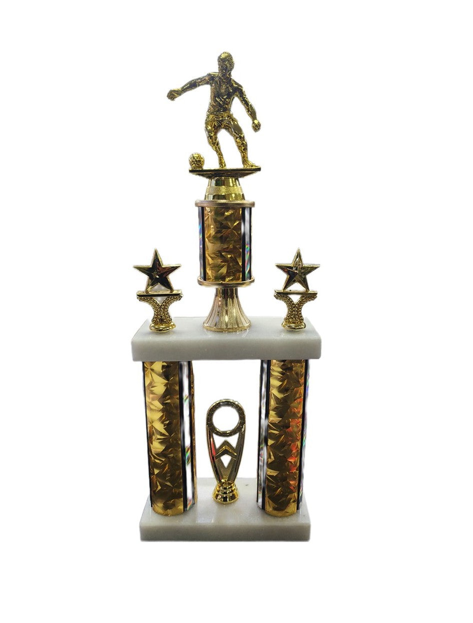 Soccer Pillar Trophy (15/2) - 430mm