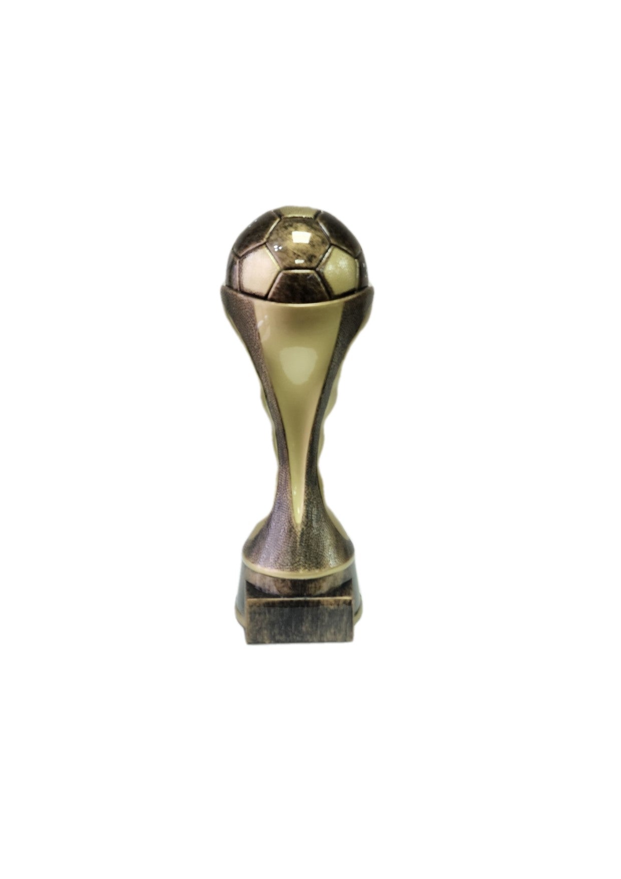 Antique Soccer Trophy with Solid Marble Base - 260mm