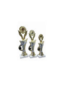 Set of 3 Gold Trophies (B250/L2L) - 340mm, 295mm, 245mm
