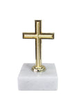 Small Cross Trophy with Marble Base